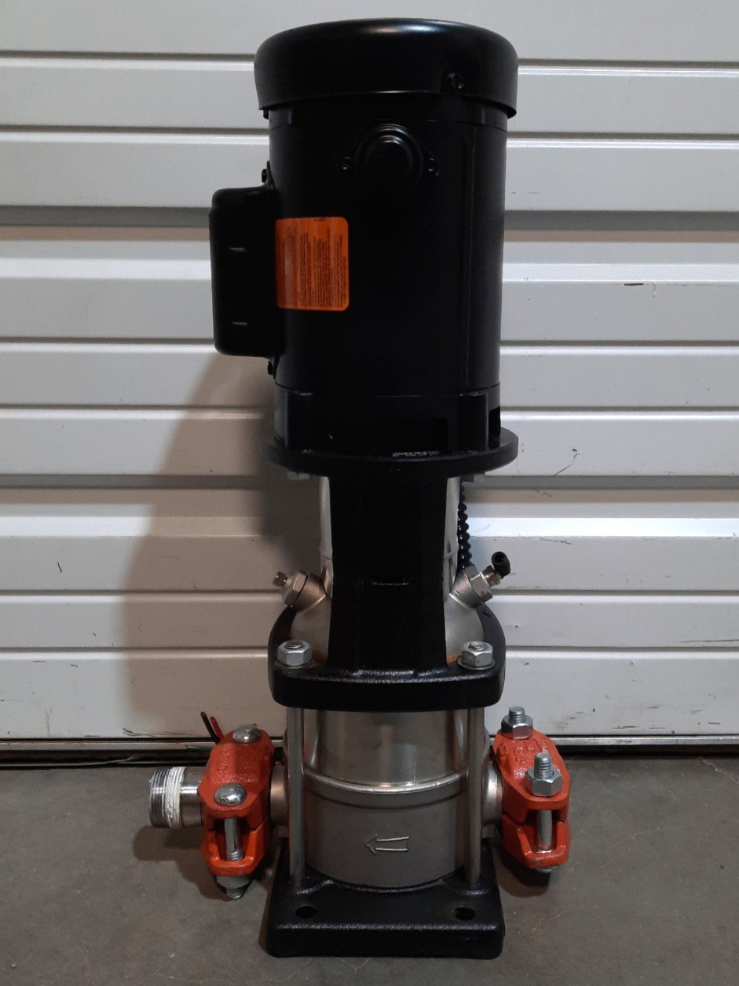 Used Grundfos CRN1-5 A-P-A-E-HQQE Vertical Centrifugal Pump .5HP 1-1/4"PJE 115/230VAC