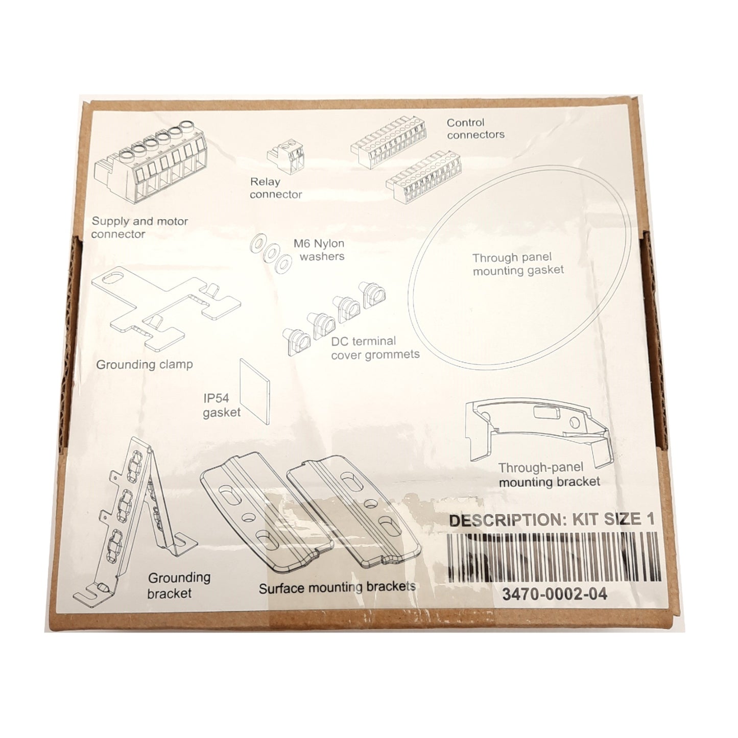 New Emerson SP1204 Unidrive SP AC Inverter, 3PH 200-240VAC 15.4A Input, 3.0kW/3.0HP