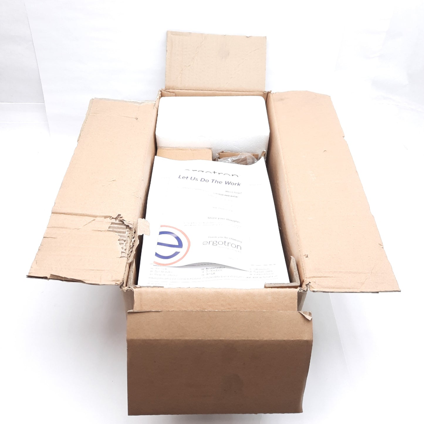 Open box Ergotron 45-478-216 HX Wall Monitor Arm, 20-42lbs Capacity, VESA MIS-D