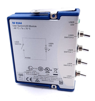 New National Instruments 157250C-01 NI-9344 4-Channel C Series User Interface Module