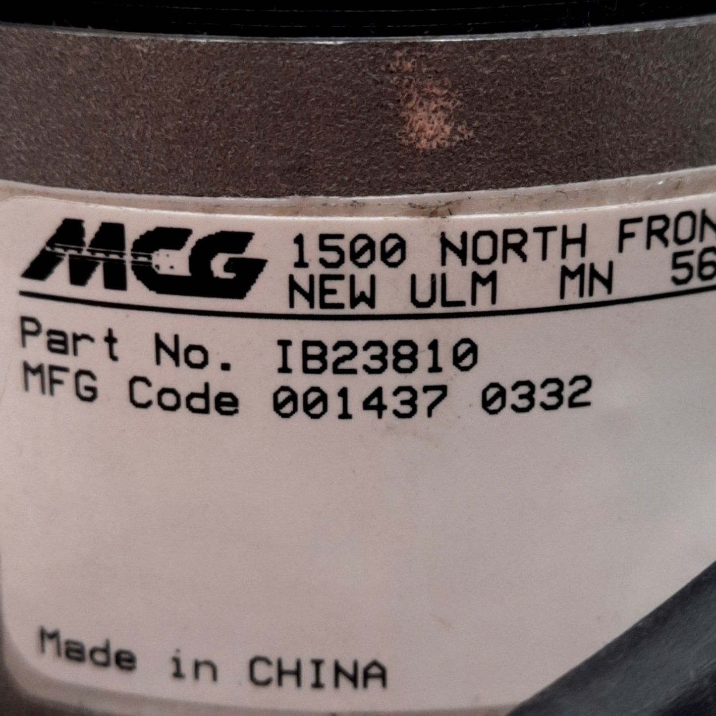 Used MCG IB23810 Brushless Servo Motor, 170VDC 5.5A, 8.8V/KRPM, 6000RPM, 20oz-in, NEMA 23