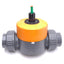 Used Georg Fischer 161.514.637 Type 514 PVC Manual Diaphragm Valve *No Handwheel*