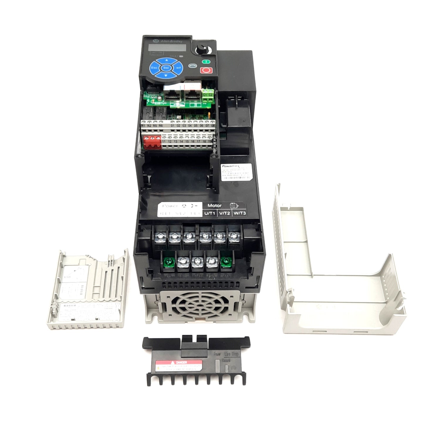 Used Allen Bradley 25B-B024N104 PowerFlex 525 AC Drive, 3PH 200-240VAC, 0-500Hz