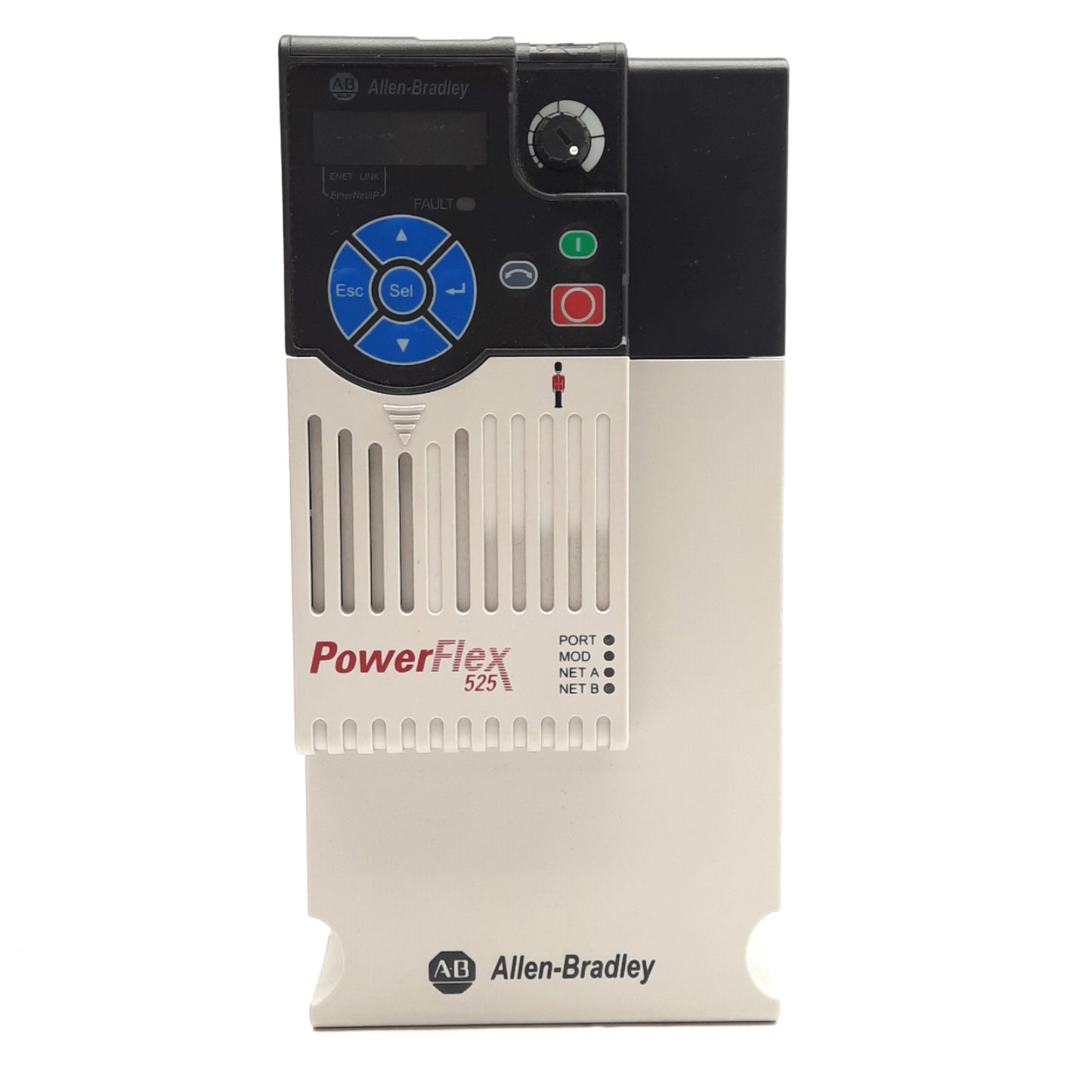 Used Allen Bradley 25B-B024N104 PowerFlex 525 AC Drive, 3PH 200-240VAC, 0-500Hz