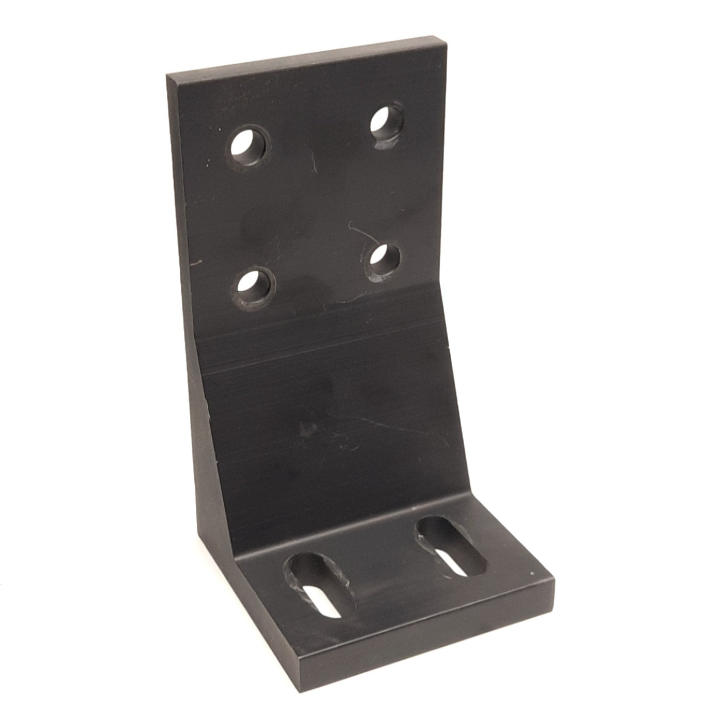 Used Lot of 4 Parker 27-058 Black Floor Mounting Bracket 40 Series Aluminum Extrusion