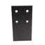 Used Lot of 4 Parker 27-058 Black Floor Mounting Bracket 40 Series Aluminum Extrusion