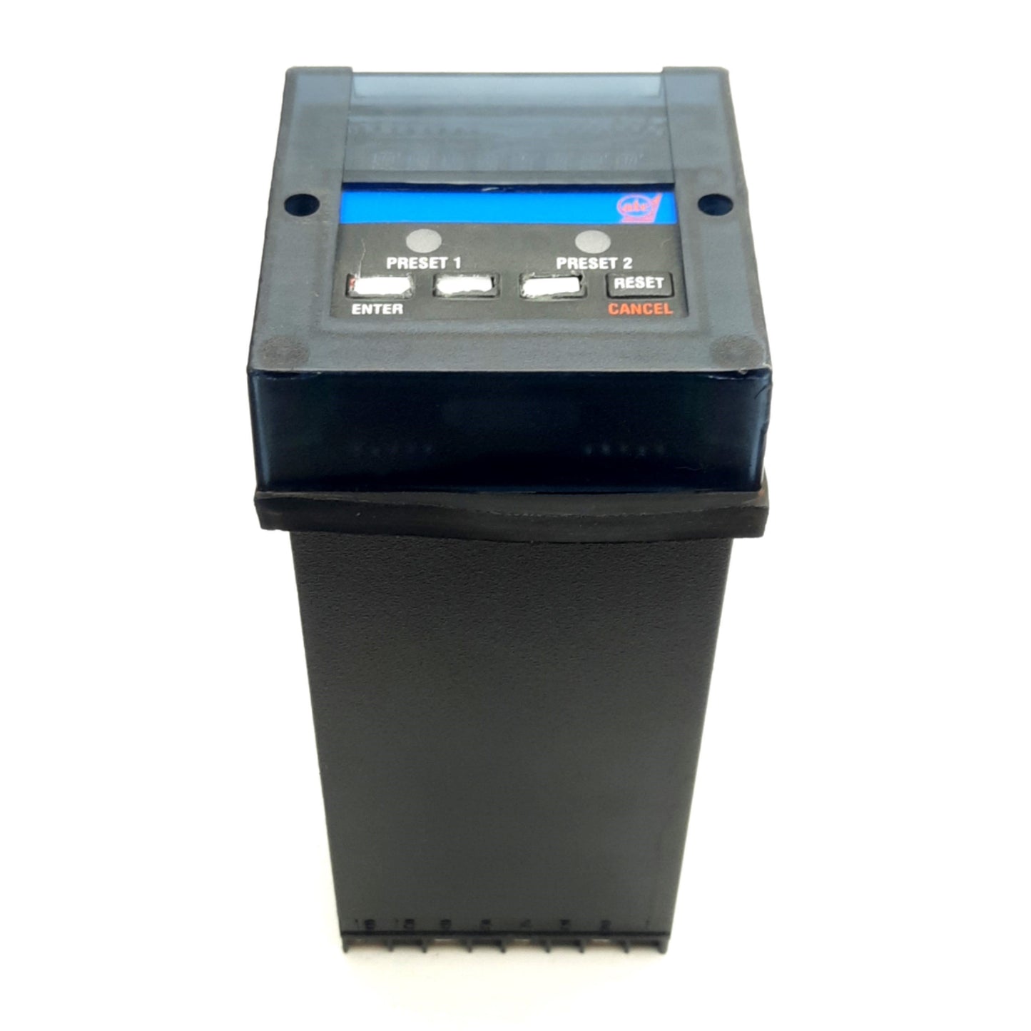 Used ATC 3-0376B100Q50RX Panel Meter Counter, 120VAC, 7A, 8 Digit, DIN *Worn Buttons*