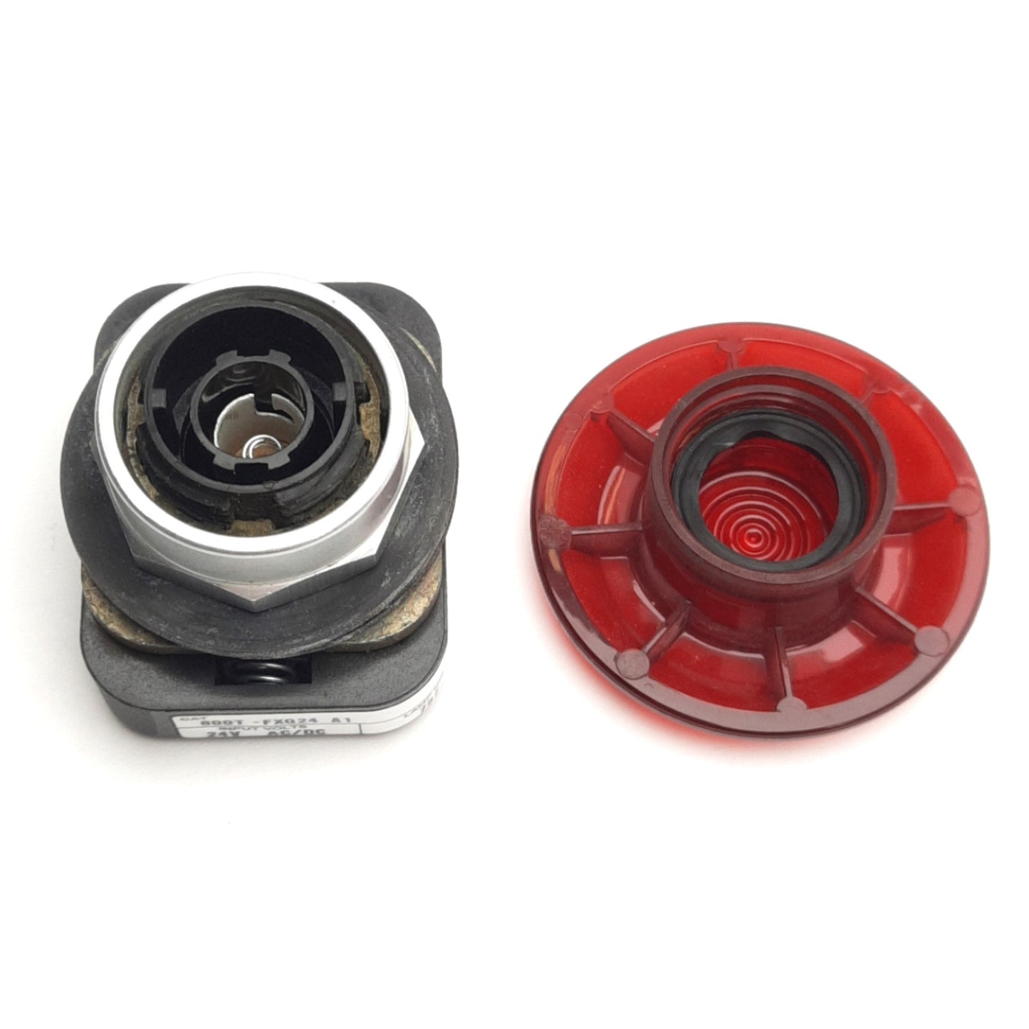 Used Allen Bradley 800T-FXJT 30mm Illuminated Jumbo Push-Pull E-Stop Operator, ø55mm