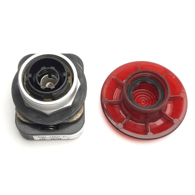 Used Allen Bradley 800T-FXJT 30mm Illuminated Jumbo Push-Pull E-Stop Operator, ø55mm