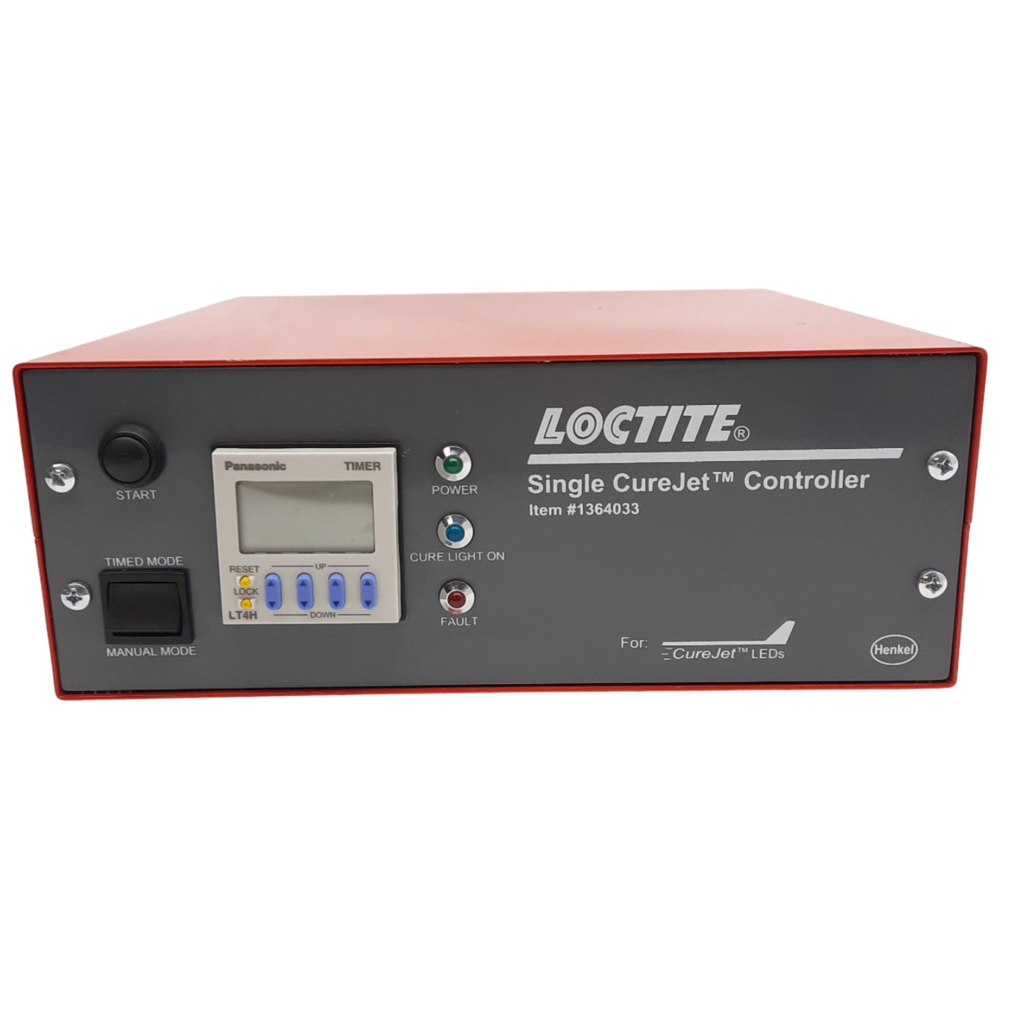 Used Loctite 1369538 CureJet 405 LED & 1364033 Controller Manual/Timer 85-264VAC 2.7A