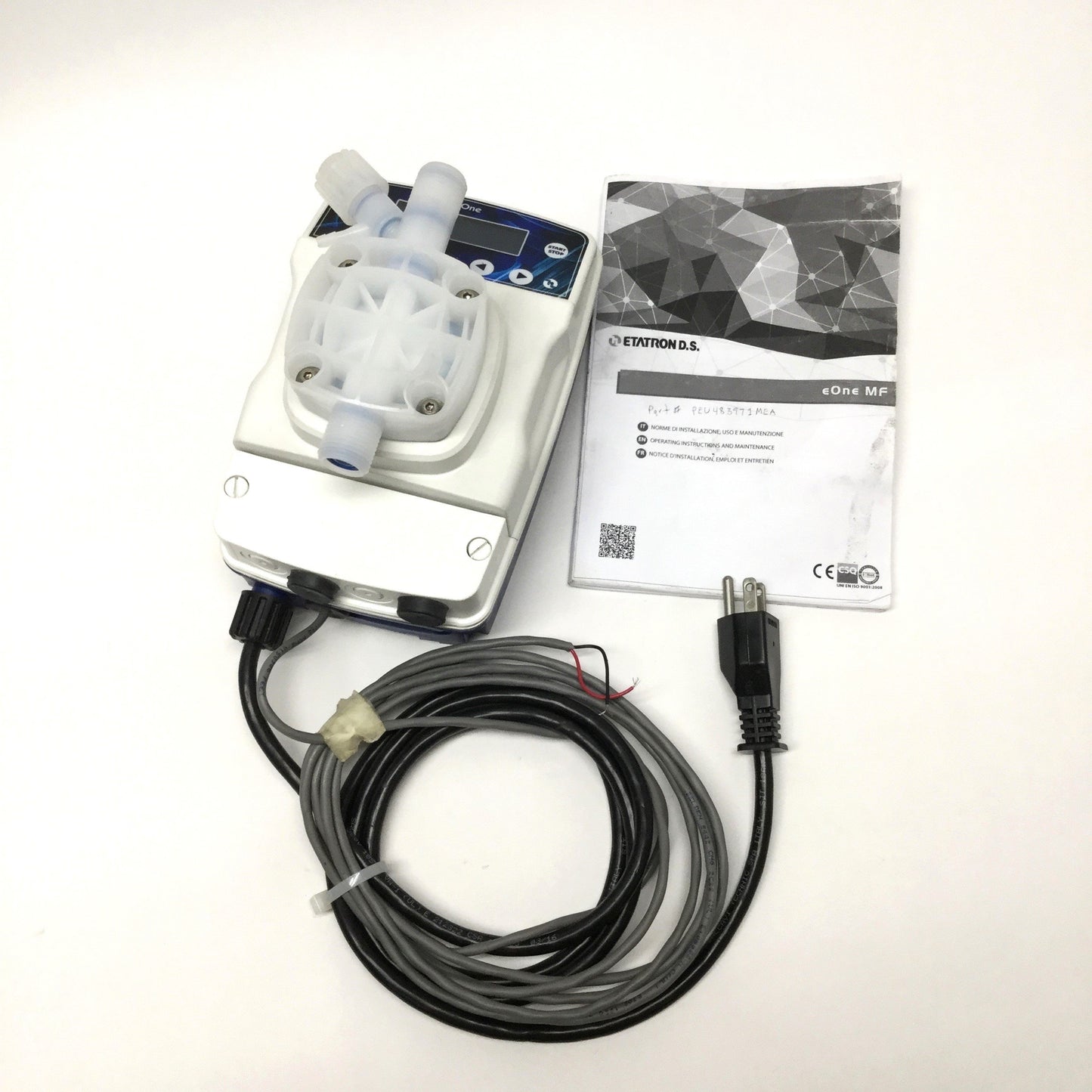 Used Etatron PEU483971MEA eOne MF 2007 Microprocessor Metering Pump 101psi, 20 LPH