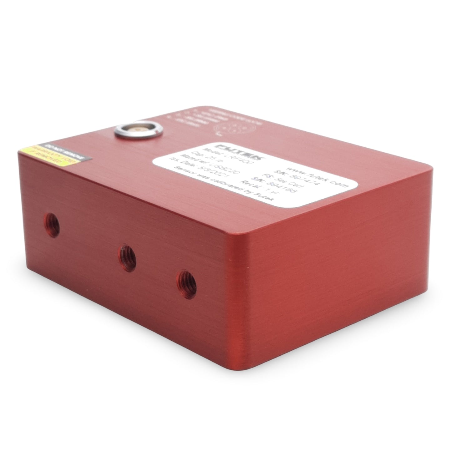 Used Futek FSH04042 LRF400 Load Cell 25lb 2mV/V 18V Excitation 4-Pin LEMO Receptacle