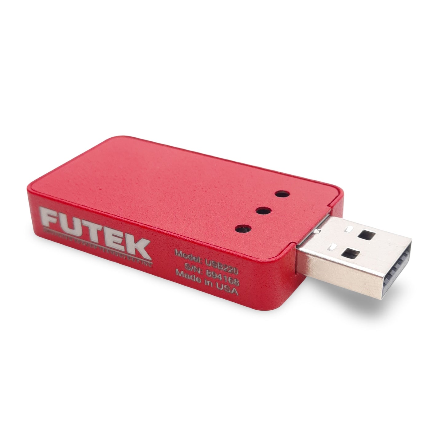 Used Futek FSH03927 USB220 High Resolution USB Output Module, 4800SPS, 24bits, 5VDC