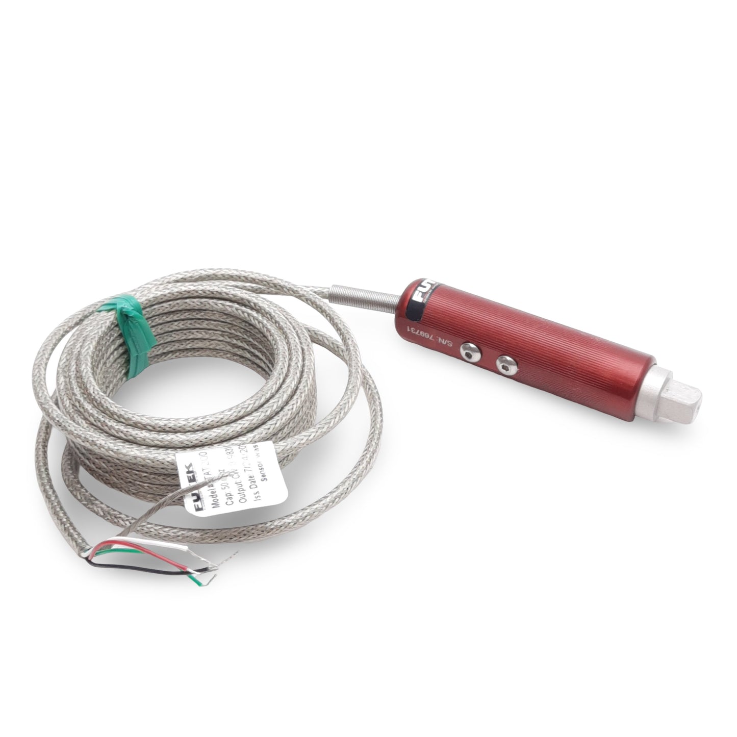 Used Futek FSH04132 TAT200 Minature Screw Driver Reaction Torque Sensor 50in-oz 1mV/V