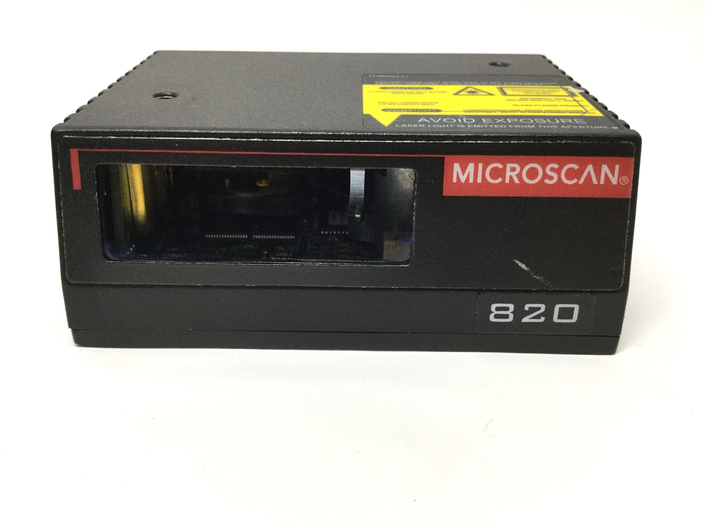 Used Microscan FIS-0820-0001G MS-820 Fixed Barcode Scanner Reader RS-232 1100 scans/s
