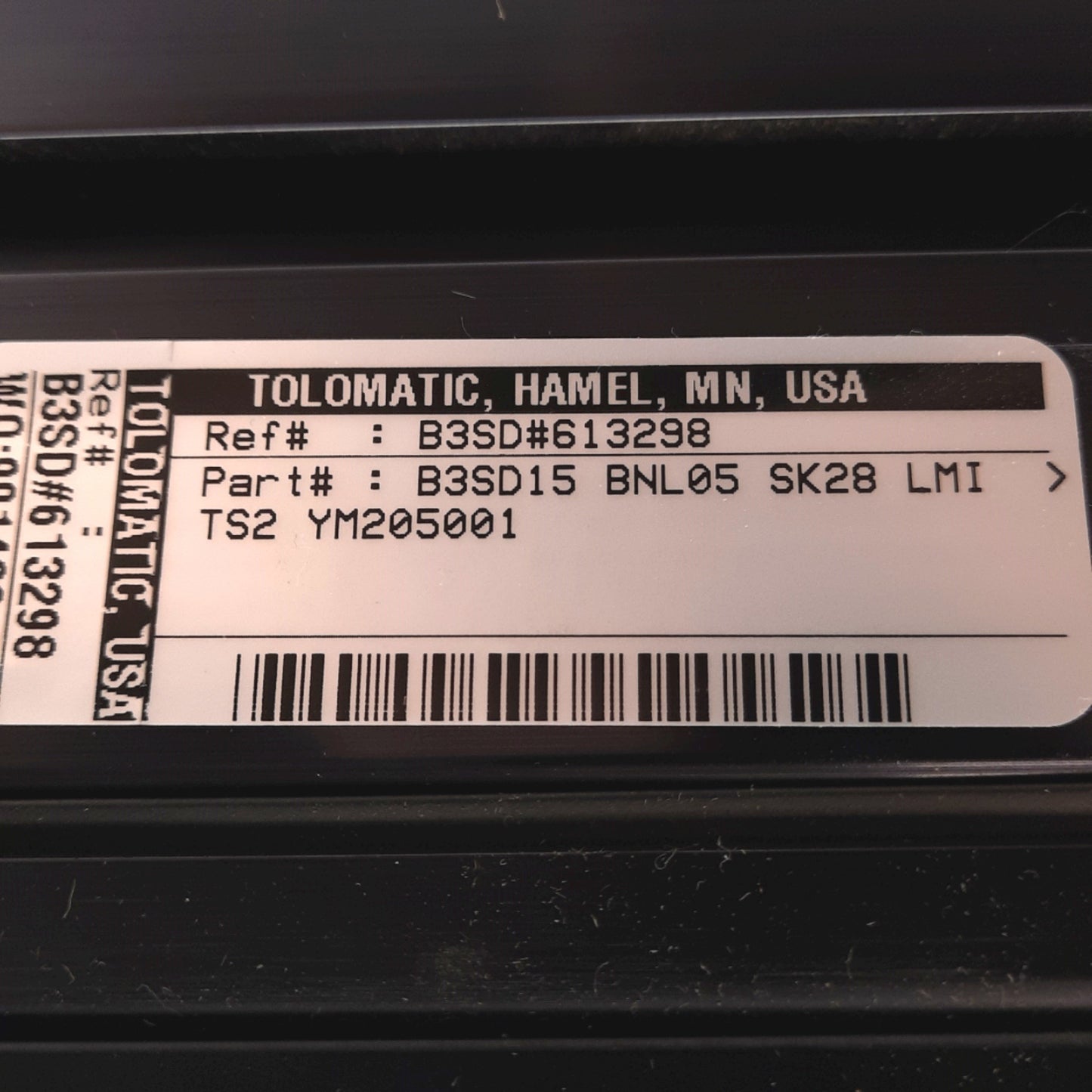 Used Tolomatic B3SD15 BNL05 SK28 LMI Screw Drive Actuator Dual Carrier 28in Stroke