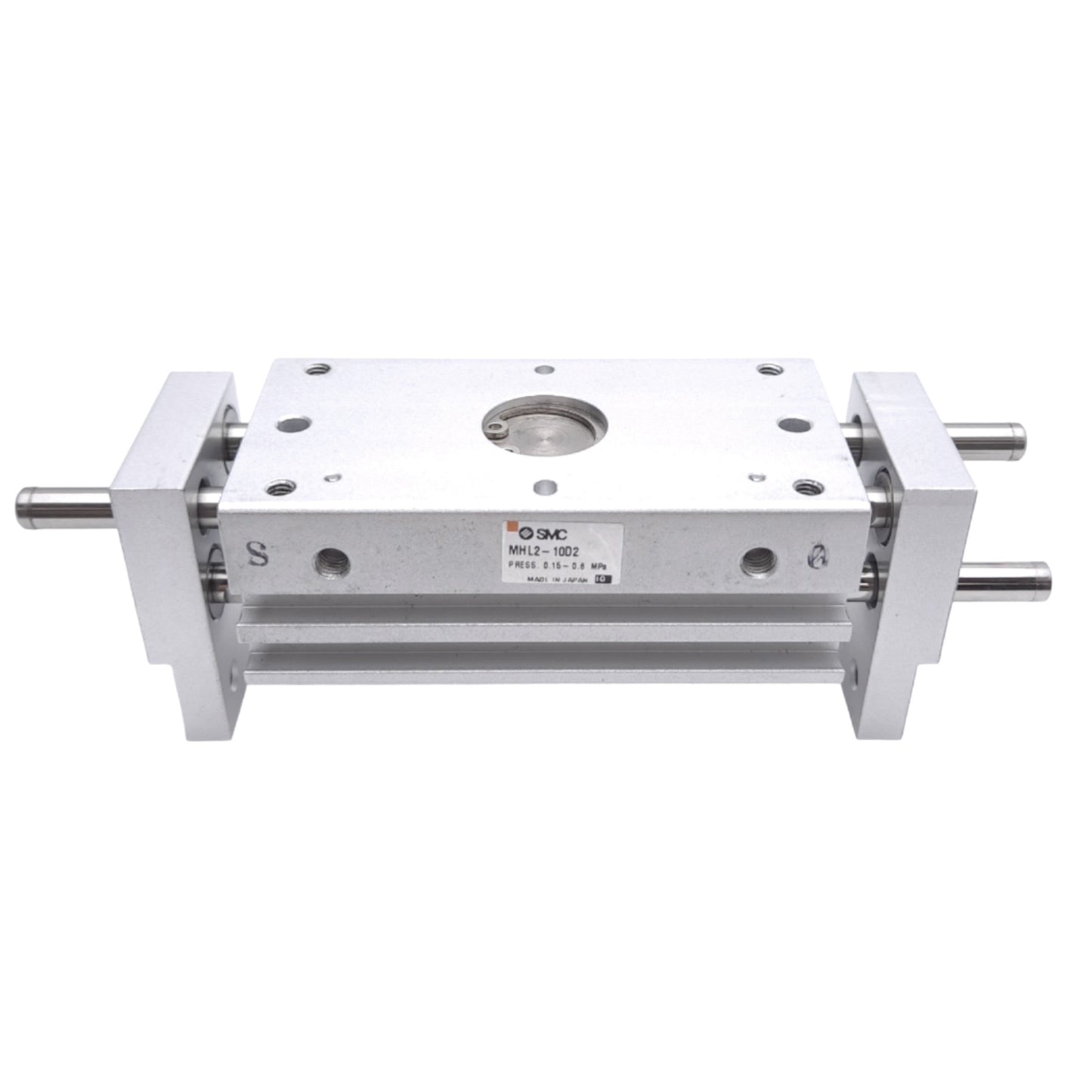 Used SMC MHL2-10D2 Pneumatic Parallel Gripper, ø10mm Bore, 60mm Stroke, 0.6MPa, M5