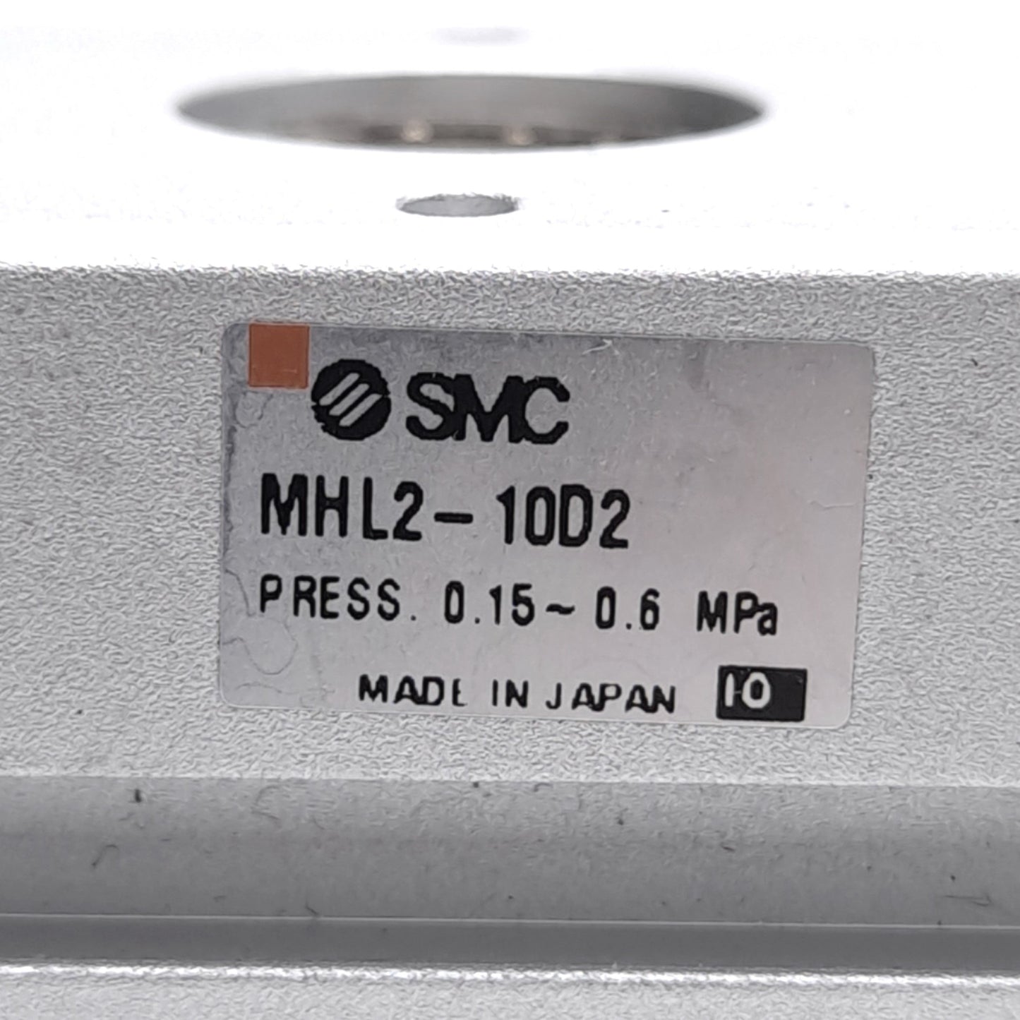 Used SMC MHL2-10D2 Pneumatic Parallel Gripper, ø10mm Bore, 60mm Stroke, 0.6MPa, M5