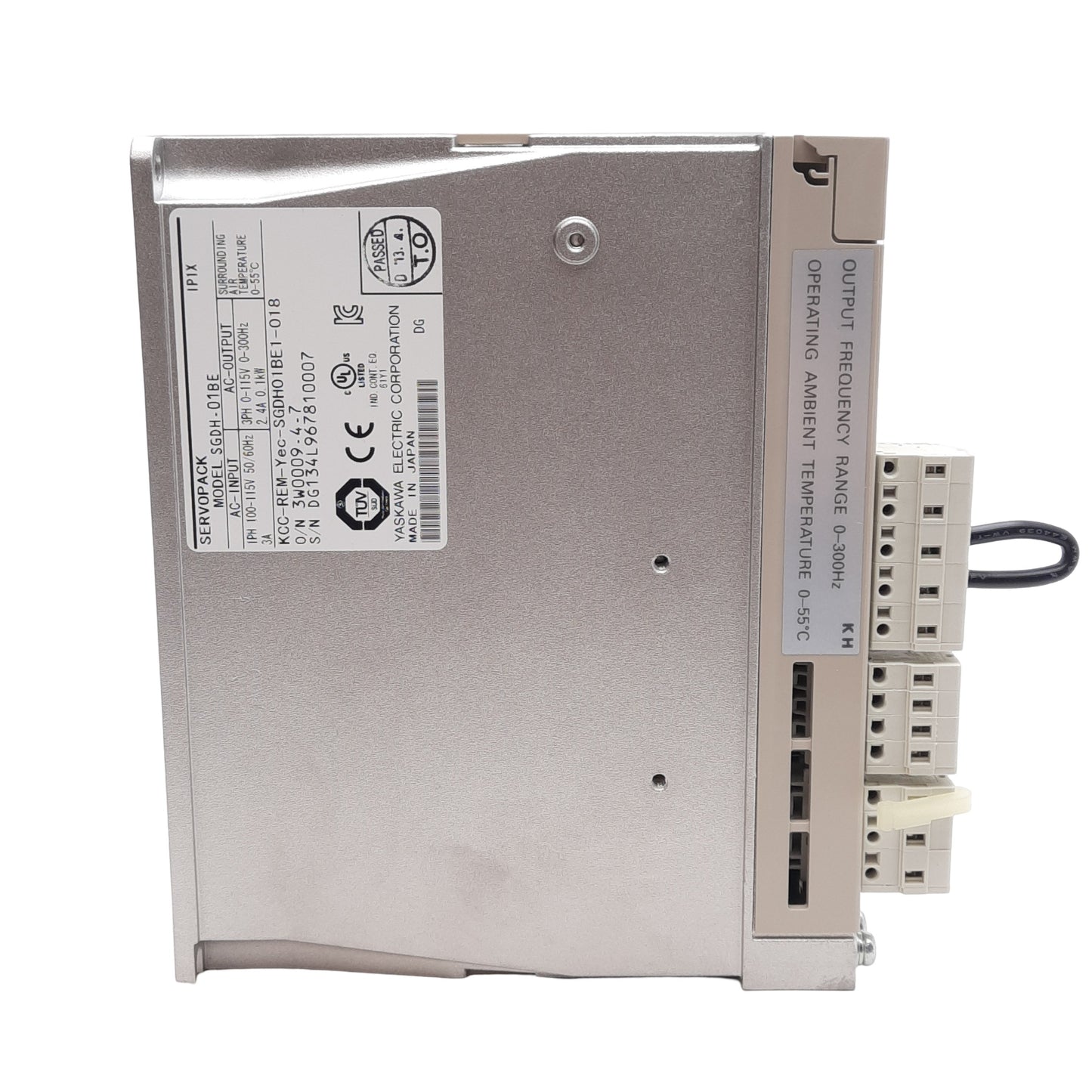 New Yaskawa SGDH-01BE Sigma II Servopack, 100-115VAC Input, 3PH 0-115VAC 0-300Hz Out