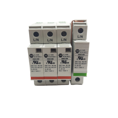 New – Open box Allen Bradley 4983-DS230-403G Surge Protector, 275VAC 40A Max, 4-Poles