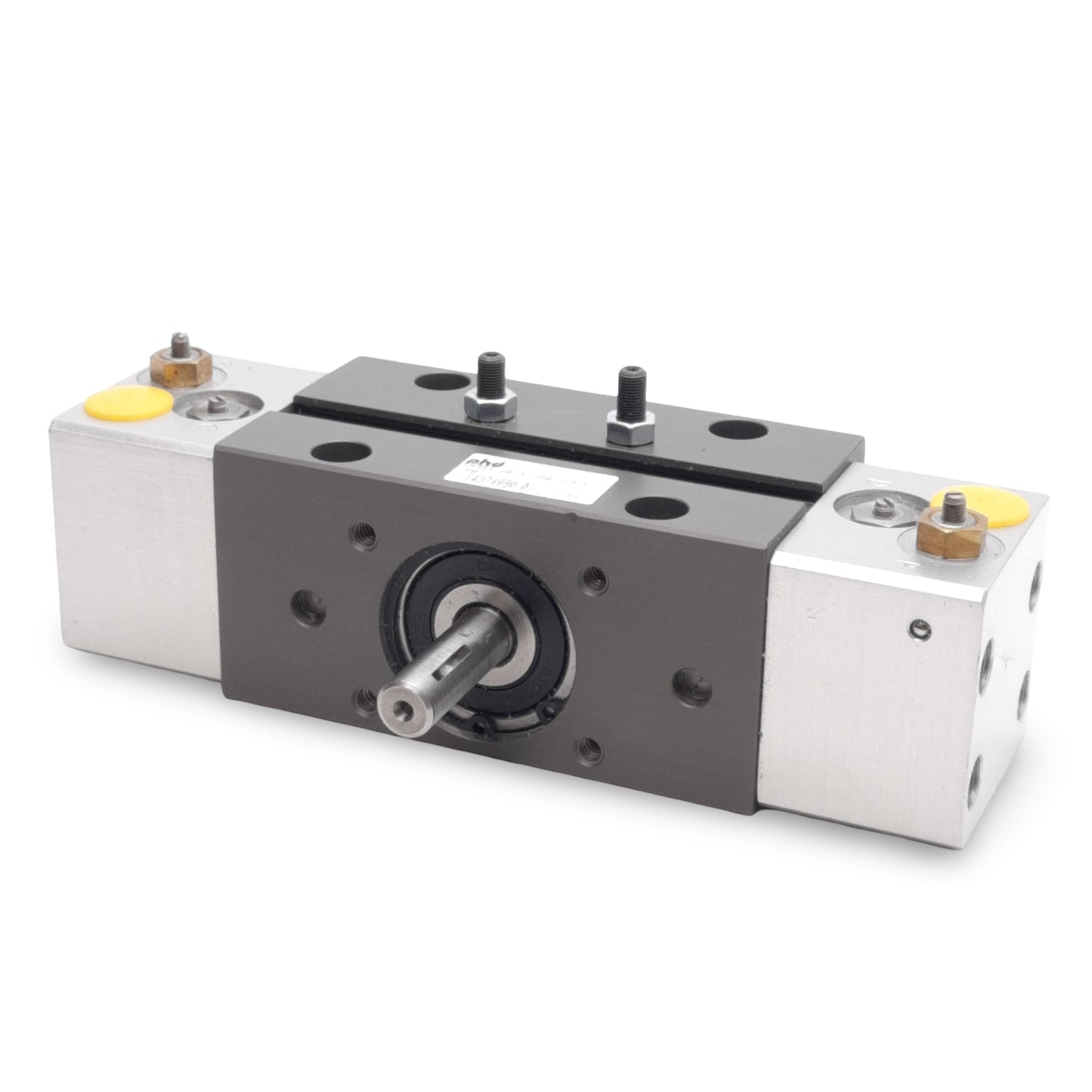 Used Phd RAS1 20x180-DB-E-PB Rotary Actuator ø20mm Bore 180° Rotation 150PSI NPT1/8