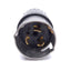 Used Hubbell CS8365C Twist-Lock Male Plug, 3-Phase 250VAC 50A, 3-Pole, Screw Terminal