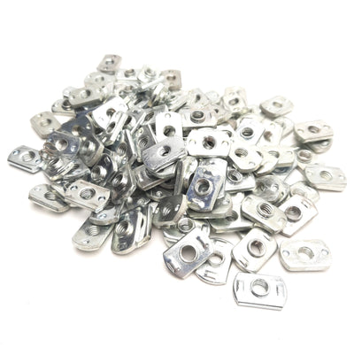Used Lot of 130 80/20 30-3796 Slide-In Econonmy T-Nut Center Thread M8x1.25 30 Series