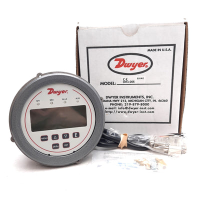 New Dwyer DH3-006 Differential Pressure Controller, 0-5in w.c., 1/8in NPT, 12-24V