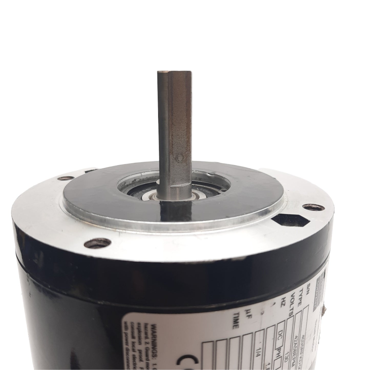 Used Bodine Electric Company 42A5BEPM DC Motor 130VDC, 1.8A, NEMA 42C *Ground Shaft*