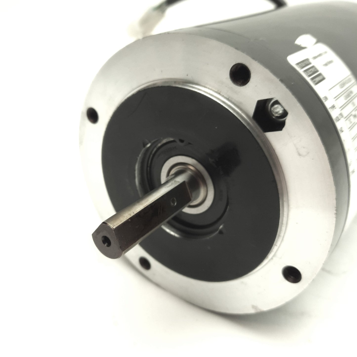 Used Bodine Electric Company 42A5BEPM DC Motor 130VDC, 1.8A, NEMA 42C *Ground Shaft*
