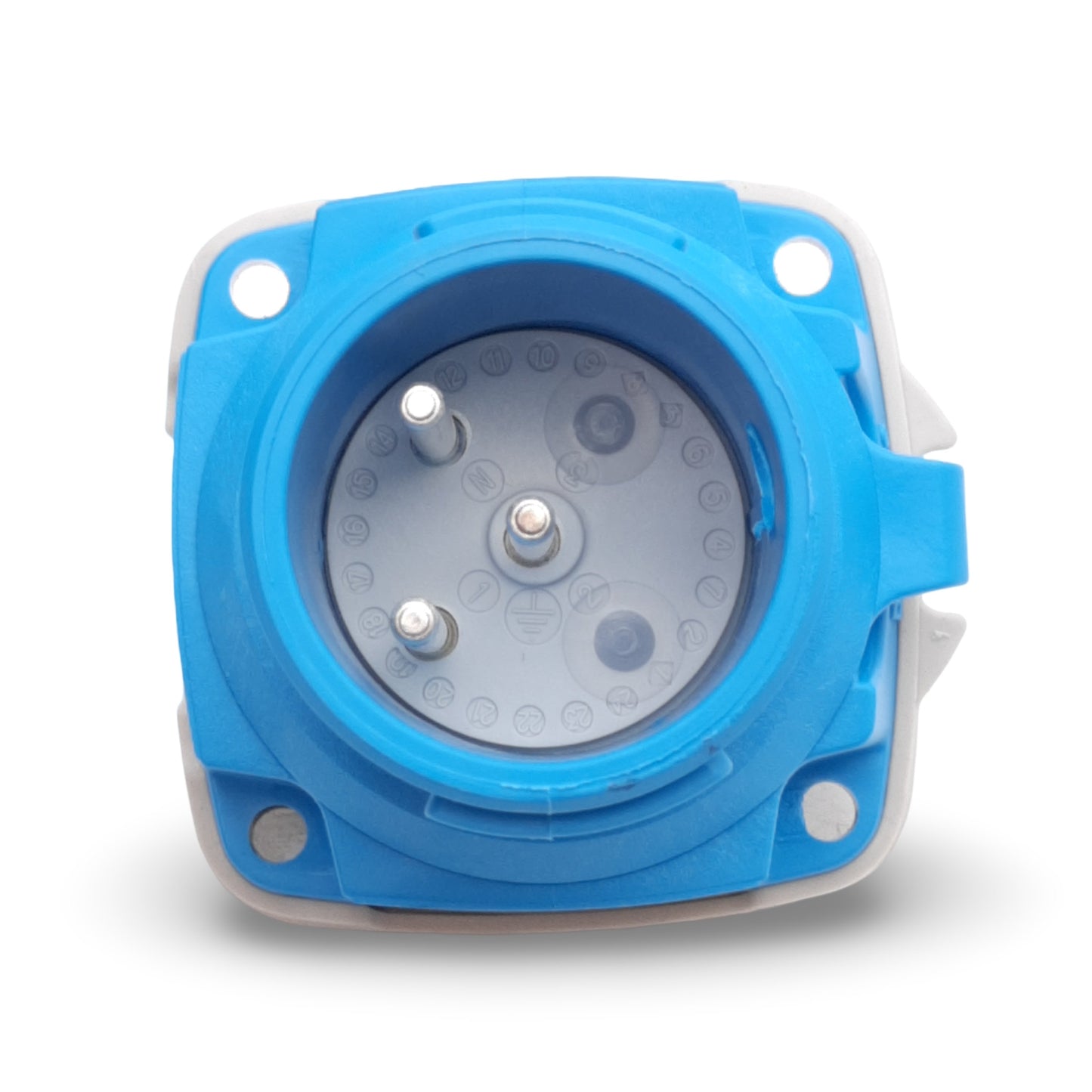 New Meltric 63-18045 DSN20 Inlet Plug, 1P+N+G, 277VAC 20A, 14-12 AWG, NEMA 4X & IP69