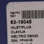 New Meltric 63-18045 DSN20 Inlet Plug, 1P+N+G, 277VAC 20A, 14-12 AWG, NEMA 4X & IP69