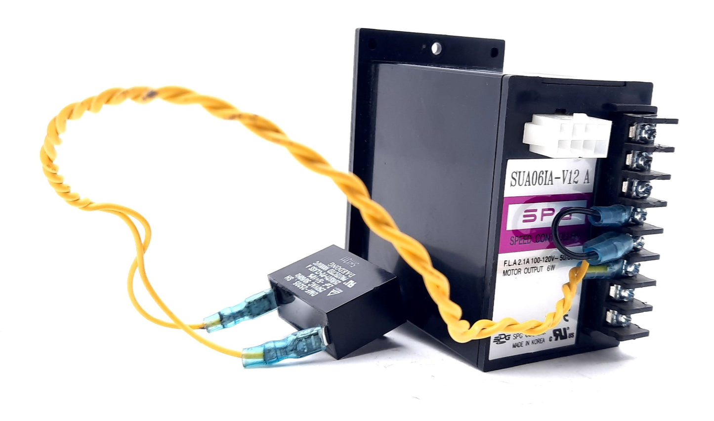 Used SPG S6I06GE-V12 Unit Type Speed Control Motors 1 Phase 115V, 0.22A, 90-1700RPM