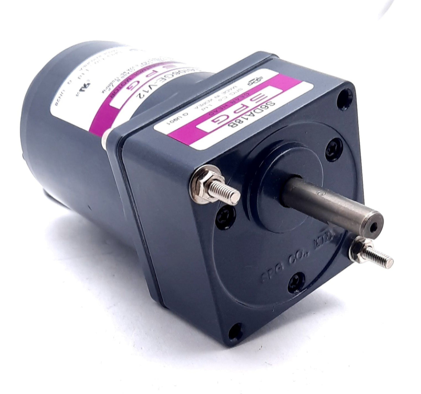 Used SPG S6I06GE-V12 Unit Type Speed Control Motors 1 Phase 115V, 0.22A, 90-1700RPM