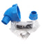 New Meltric 511P6D18 Angled Blue Poly Handle, Size 1, 0.354in to 0.708in Cable Range