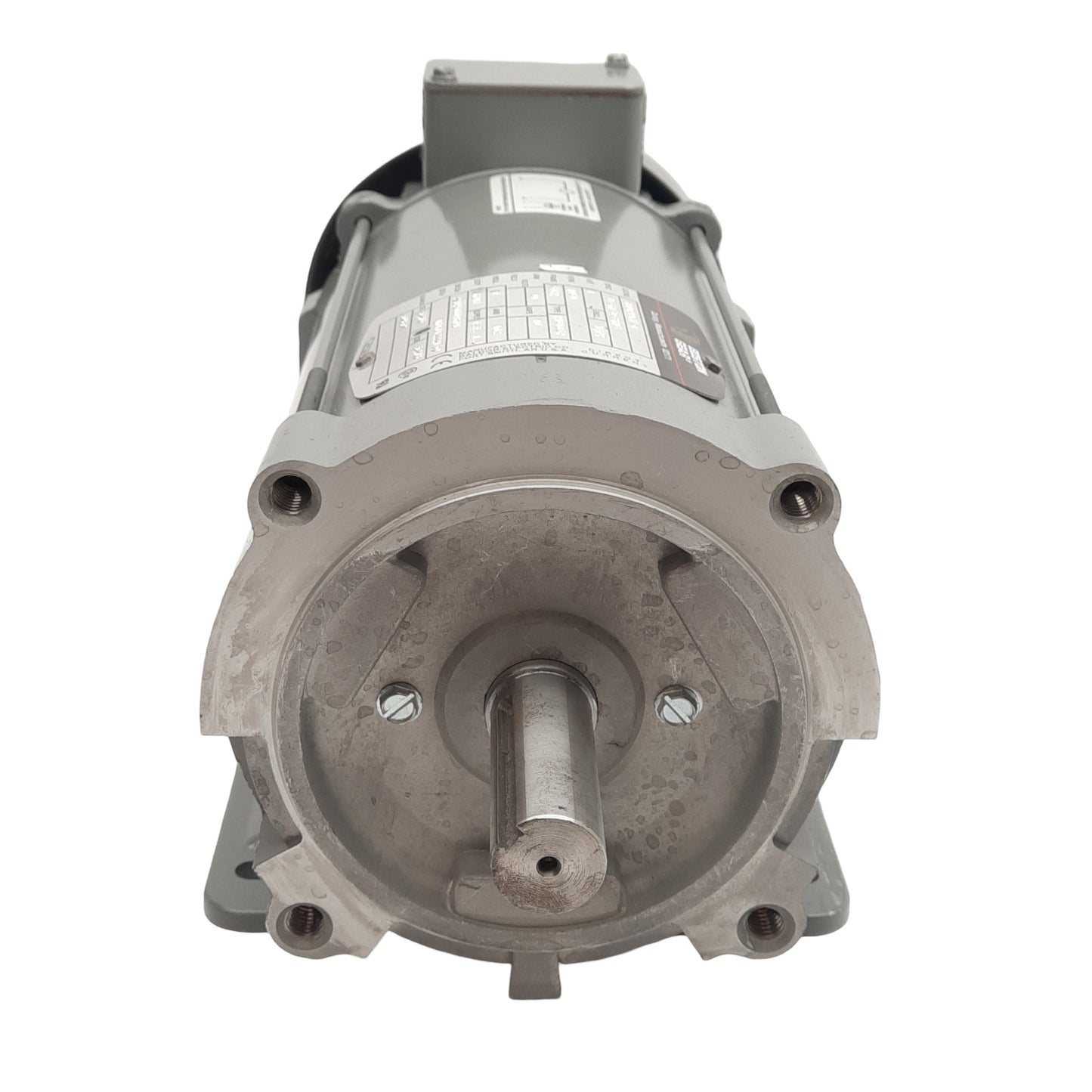 Used Boston Gear PM9100TF-B Permanent Magnet DC Motor, 90VDC 10A, 1750RPM, 56CZ Frame