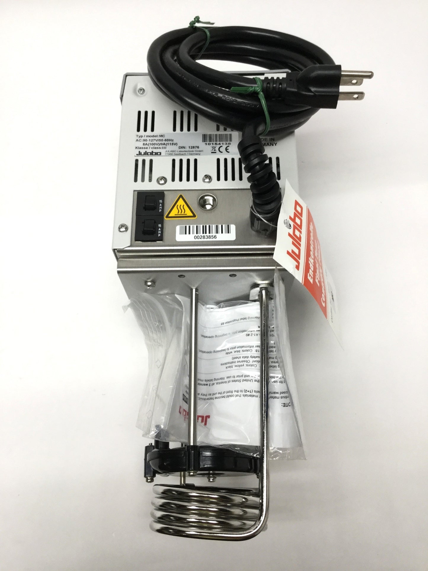 New – Open box Julabo MC Immersion Heating Bath Circulator Controller Head 200°C, 1100W, 115VAC