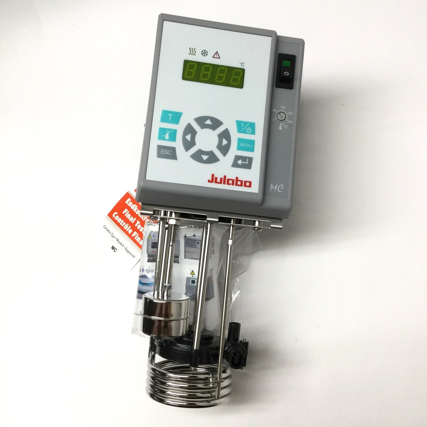 New – Open box Julabo MC Immersion Heating Bath Circulator Controller Head 200°C, 1100W, 115VAC