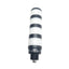 Used Banner TL50BGYRQ Basic Tower Light, 4 Segment, 30VDC, 20mA, 5-pin M12, NPN/PNP