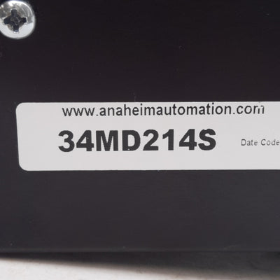 Used Anaheim Automation 34MD214S Microstepper Motor, 0.180°/Step, 20-80VDC, NEMA 34