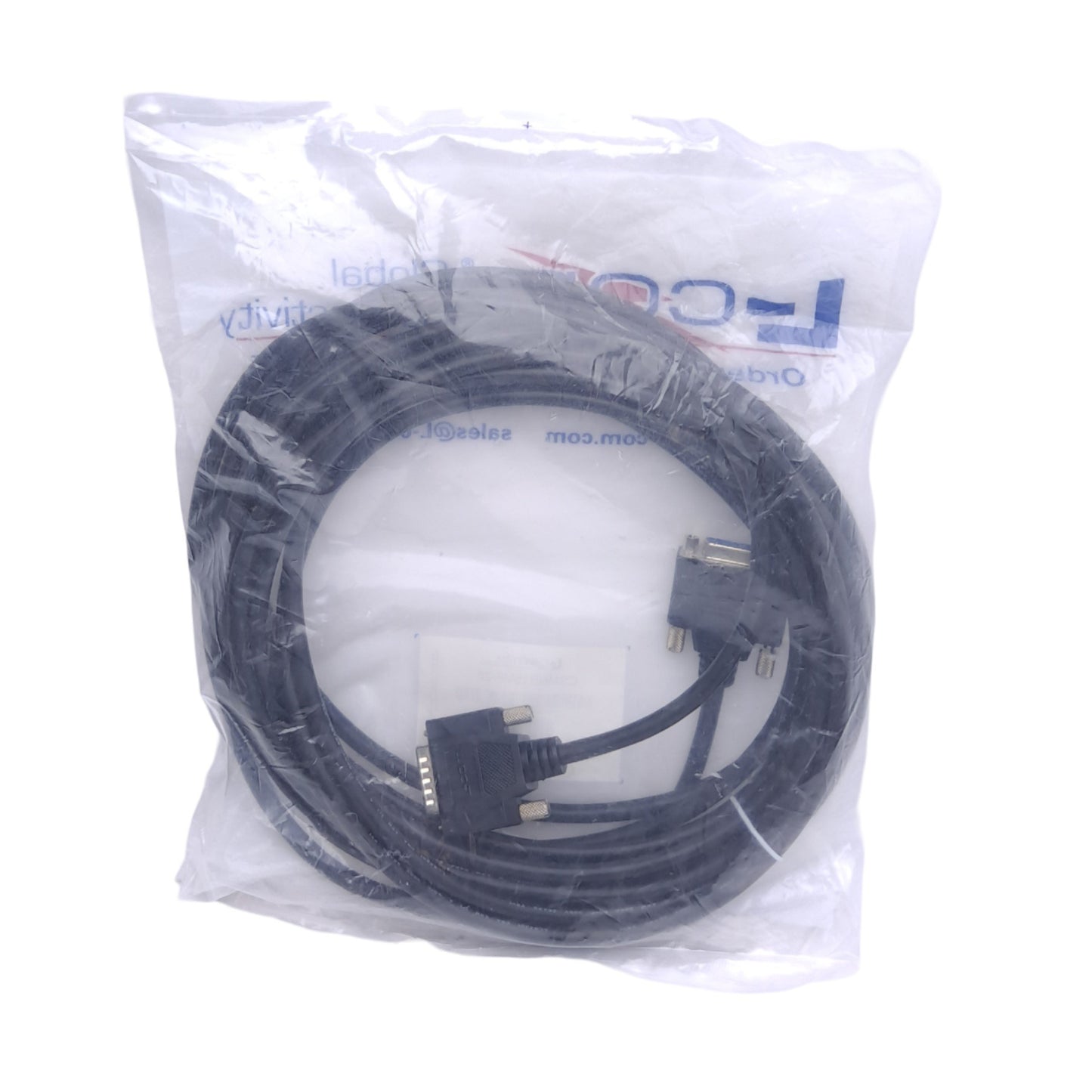 New L-com CSMNB15MF-25 D-Sub Cable, DB15 Male to DB15 Female, 25 ft Length