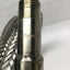 Used Stainless Steel Flexible Corrugated Braided Hose 1/2" NPT, Ø0.89" x 14ft Long