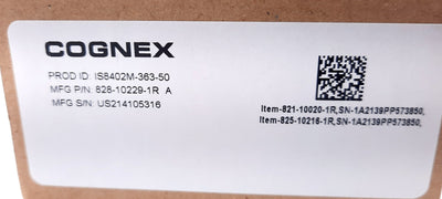 New Cognex IS8402M-363-50 Digital Industrial Vision Camera 48VDC 8 Pin M12 5 Pin M8