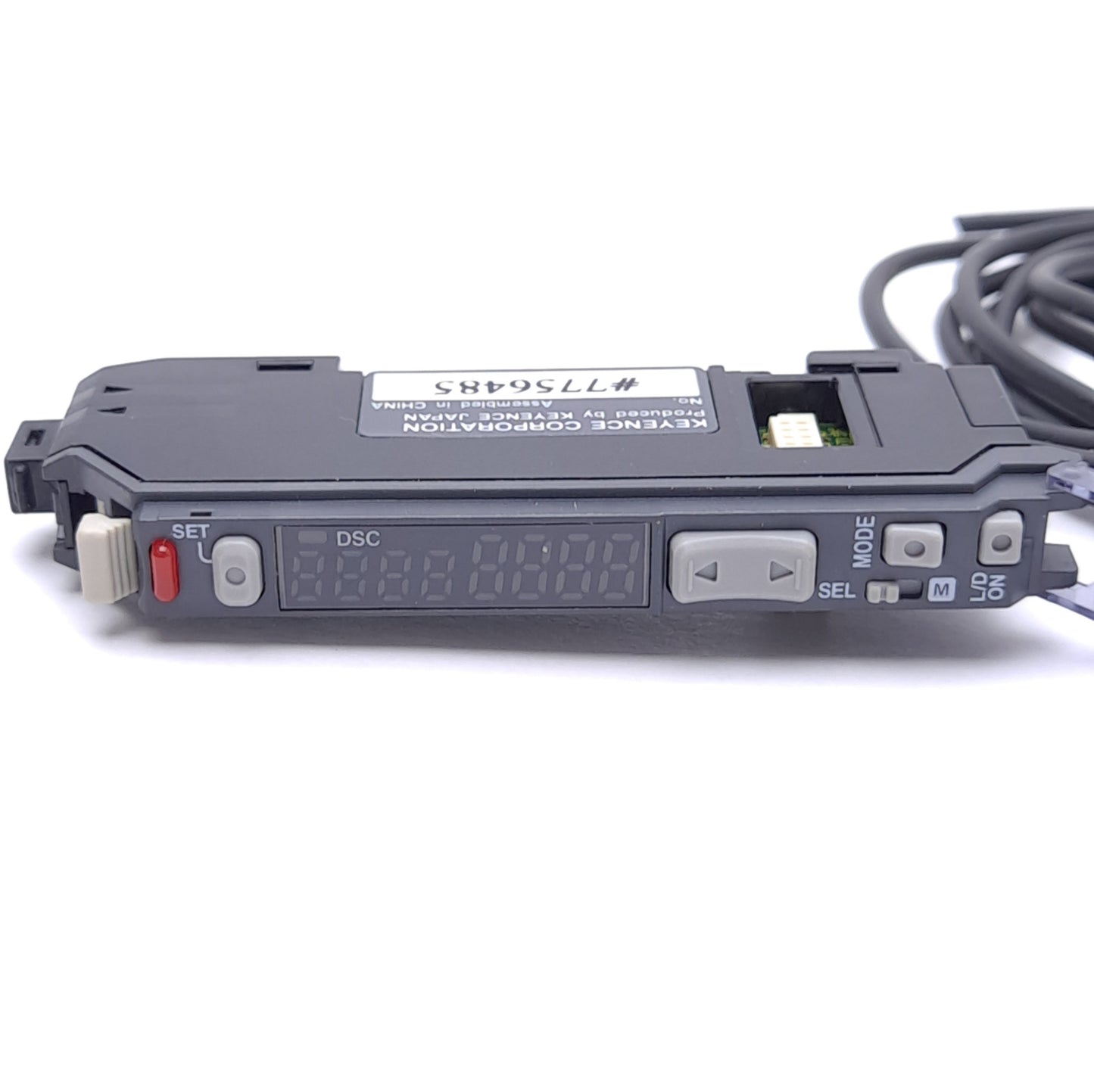 Used Keyence FS-V32P Fiber Optic Photoelectric Sensor Amplifier, 12-24VDC, PNP