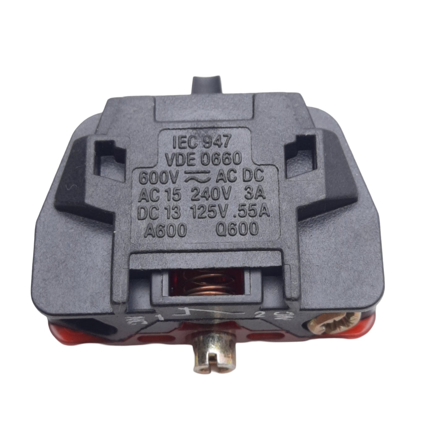 New – Open box Lot of 2 Allen Bradley 800E-2X01 Contact Block, 1 Normally Closed, 600VAC/DC