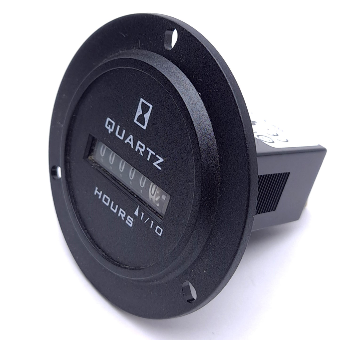 New – Open box Trumeter 722-0004 Hour Meter, 90-264VAC, 6-Digit, 1/4in Spade Terminal, ø2.8in