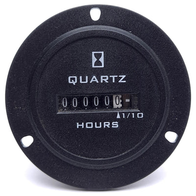 New – Open box Trumeter 722-0004 Hour Meter, 90-264VAC, 6-Digit, 1/4in Spade Terminal, ø2.8in