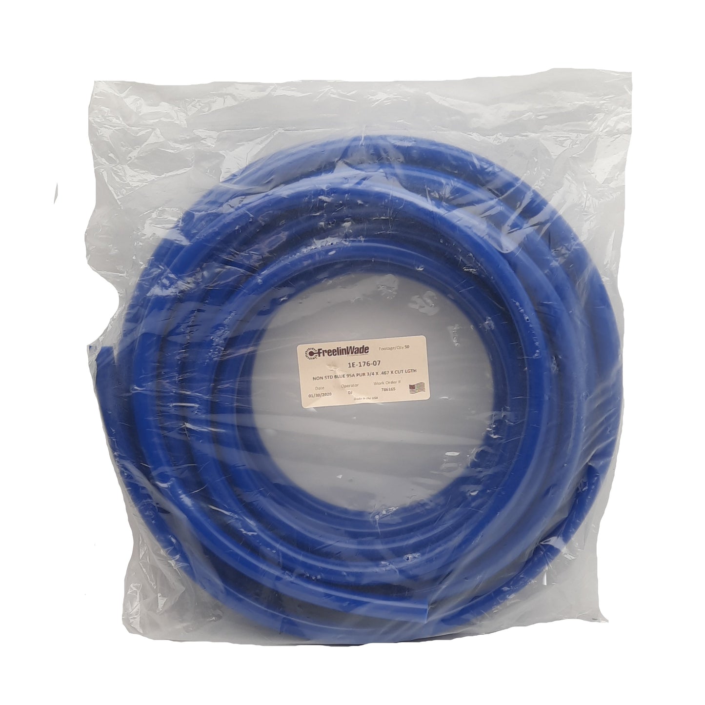 New – Open box FreelinWade 1E-176-07 Fre-Thane Polyurethane Tubing, ø3/4in OD, 0.467in ID, 50ft