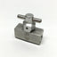 Used Parker 2F-PR4-VT-SS-T Stainless Rotary Plug Valve, 1/4 Turn, 1/8" NPT, 3000psi