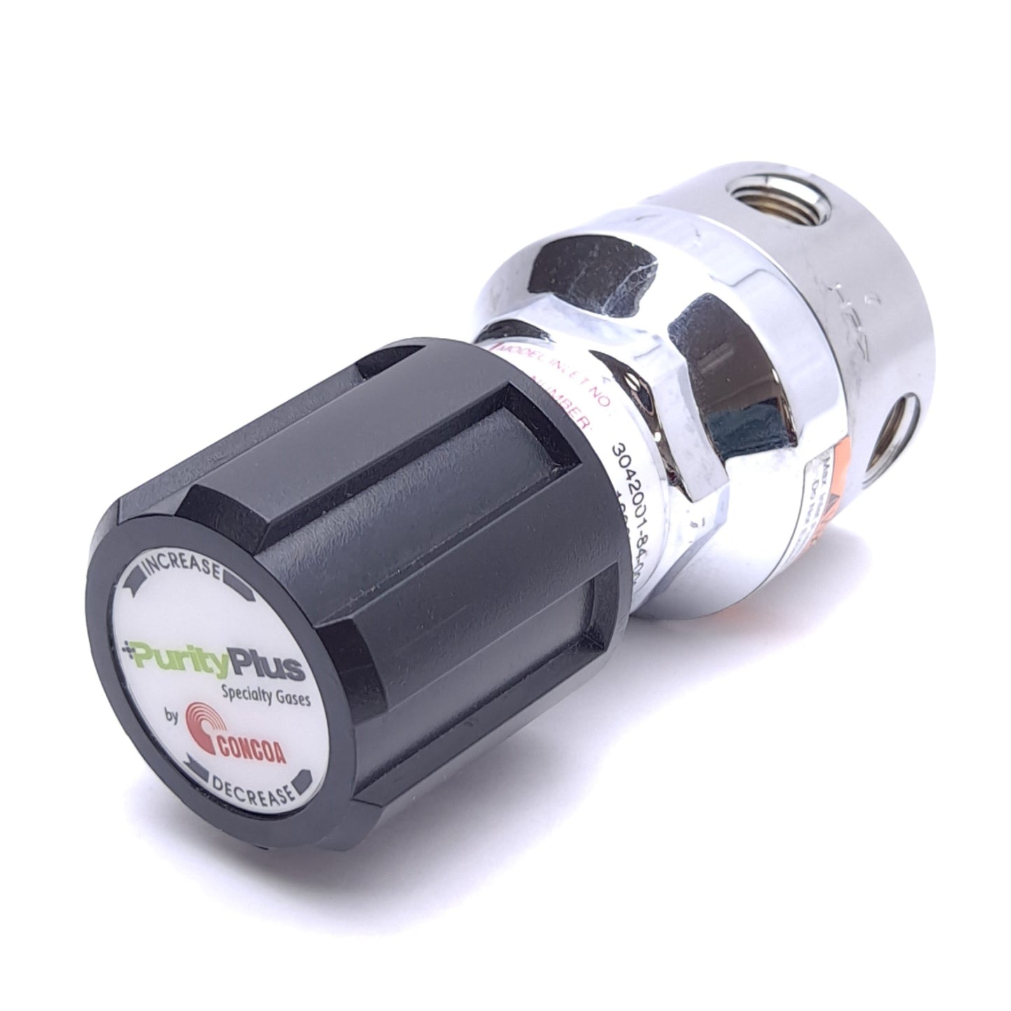 Used Concoa 3042001-84-000 Gas Regulator, 3000psi Max Inlet, 0-50psi Out, 1/4in NPT